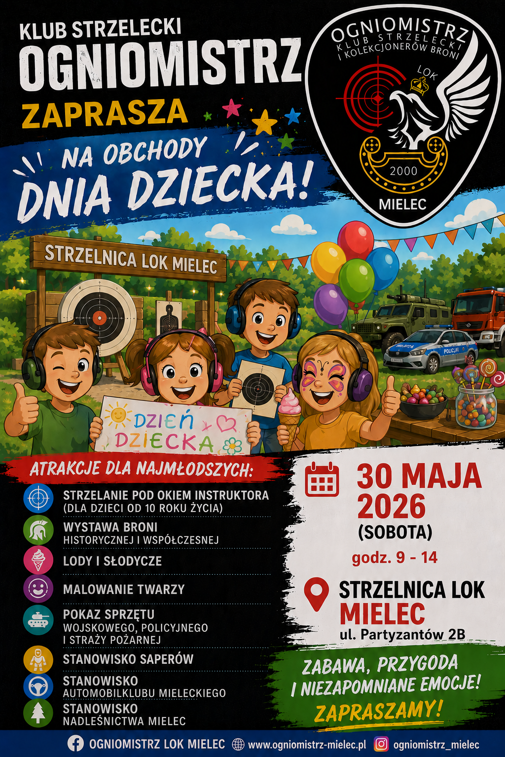Dzień Dziecka 2026 na Strzelnicy LOK Mielec